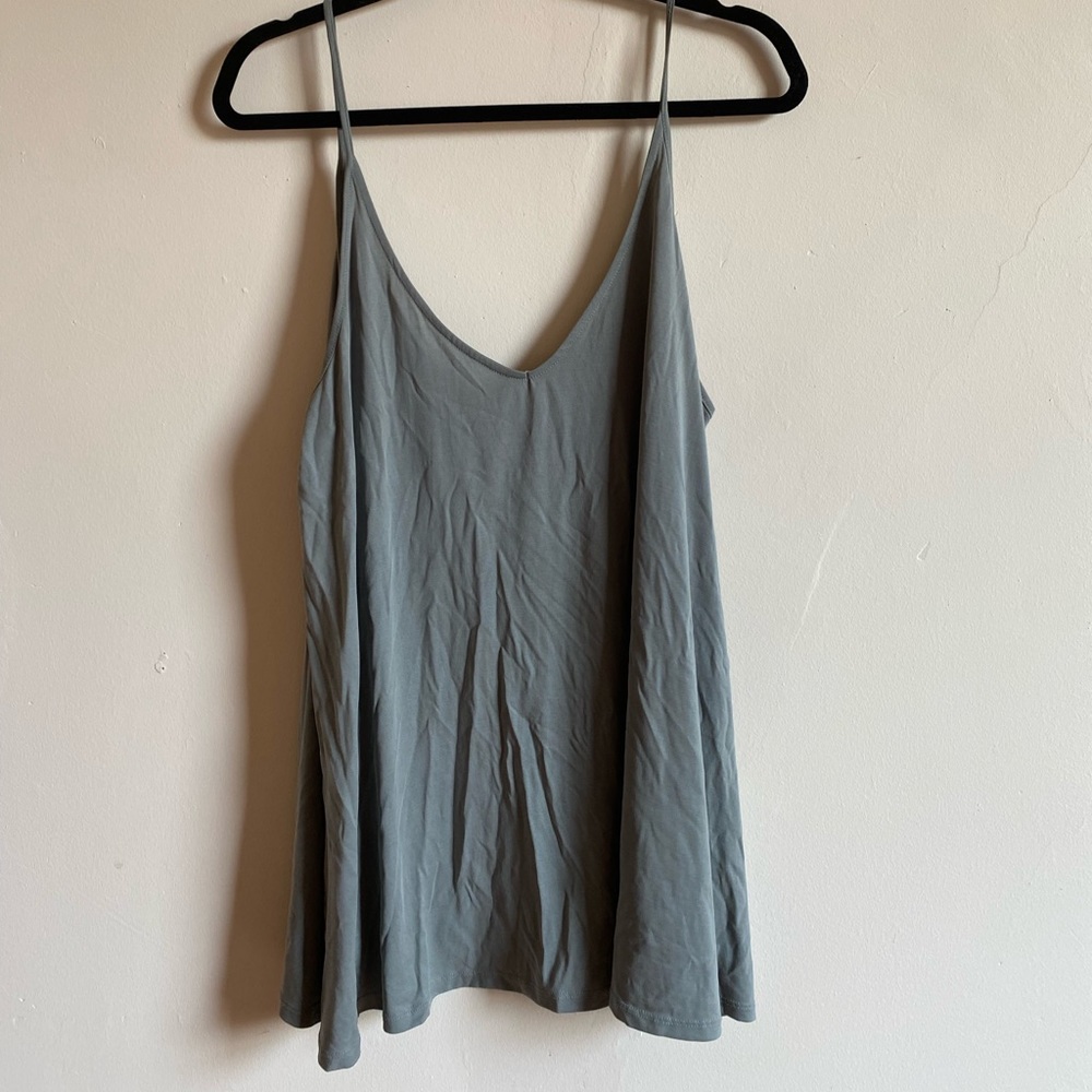 Urban outfitters sage green loose tank top